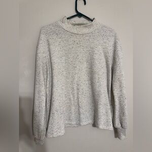 Cozy Speckled Gray Women's Sweater Madewell